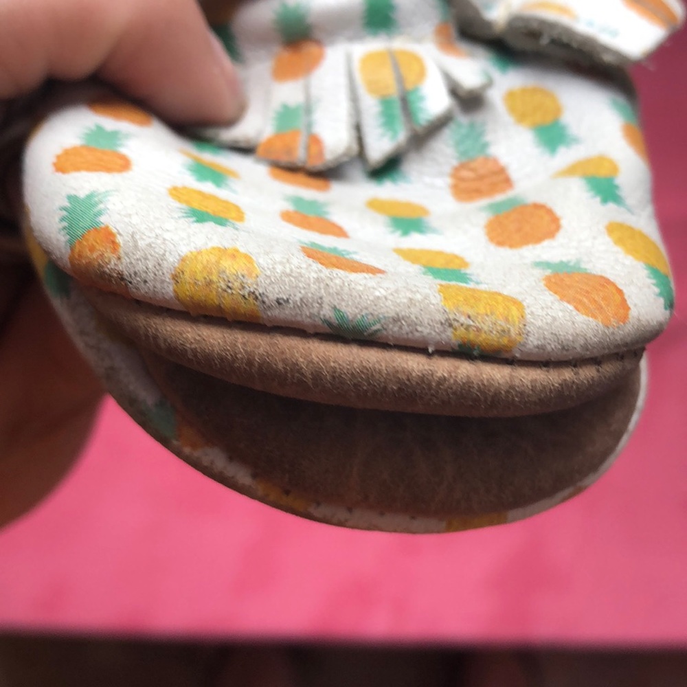 Pineapple Freshly Picked moccasins size 3 - Picture 5 of 6